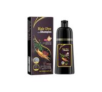 Natural Brown Hair Dying Shampoo Contro I Capelli Grigi, Shampoo Per Tinture Per Capelli 3 In 1, Colorante Capelli Istantaneo, Naturale, Dura 30 Giorni