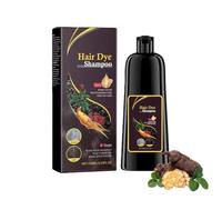 Natural Brown Hair Dying Shampoo Contro I Capelli Grigi, Shampoo Per Tinture Per Capelli 3 In 1, Shampoo Colorante Capelli Istantaneo, Naturale, Dura 30 Giorni
