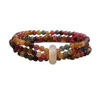 Natural Citrine Multi-Layered Bracelet For Women Running Ring Stackable | Layered Citrine Bracelet For Women, Energy Stackable Ring, Natural Stone