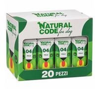 Natural Code 04 Alimento Umido Completo per Cani gusto Pollo 20 buste x 100 g