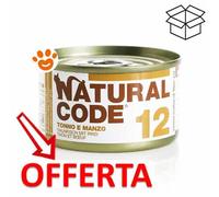 Natural Code acqua di cottura 85 gr: 12 - Tonno e Manzo