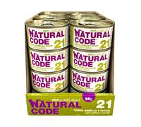 Natural Code 21 Alimento Umido per Gatti Tonno e Agnello Patate 24 x 85 grammi