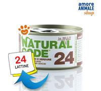 Natural Code 24 Cat Adult al Tonno, Manzo e Verdure in Jelly Gatti da 85 gr
