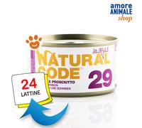 Natural Code 29 Cat Adult al Tonno e Prosciutto in Jelly Gatti Lattina da 85 gr