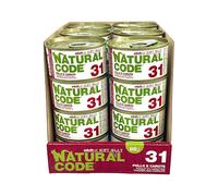 Natural Code 31 Alimento Umido per Gatti Pollo Carote 24 x 85 grammi Soft Jelly