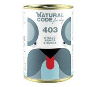 Natural code 403 for dog vitello aringa e zucca