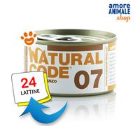Natural Code 7 Cat Adult al Pollo e Manzo Cibo Umido Gatti Lattina da 85 gr