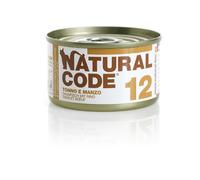 Natural Code acqua di cottura 85 gr - 12 - Tonno e Manzo - Confezione da 24 pezzi - Cibo umido per gatti - 1° ORDINE? scegli lo sconto BZR5 / BZR20 + 200 punti fedeltà