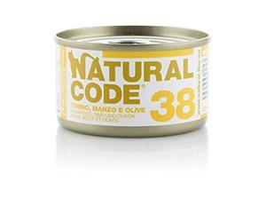 Natural Code Acqua di Cottura 85 gr 38 - Tonno, Manzo e Olive