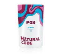 Natural Code Adult Buste in Acqua di Cottura 70 gr - P08 - Tonno - Confezione da 24 pezzi - Cibo umido per gatti - 1° ORDINE? scegli lo sconto BZR5 / BZR20 + 200 punti fedeltà