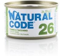 Natural Code Adult Cat 26 Tonno e Tacchino in Jelly 85g