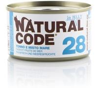 Natural Code Adult Cat 28 Tonno e Misto Mare in Jelly 85 g