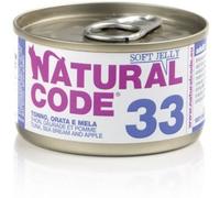 Natural Code Adult Cat 33 Tonno Orata e Amaranto in Jelly 85 g