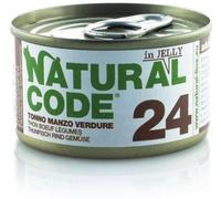 Natural Code Cat Adult 24 Tonno Manzo e Verdure in Jelly 85g