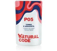 Natural Code Buste per gatti Adulto in acqua di cottura – Tonno e Aragosta – 70 g (P05)