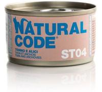 Natural Code Cat Steril 04 Tonno con Alici Lattina 85 gr