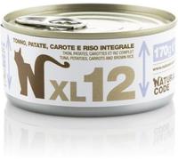 Natural Code Cat XL 12 Tonno Patate Carote e Riso Integrale 170 g