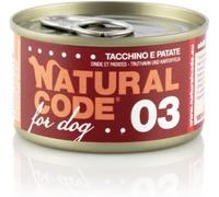 Natural code dog 03 tacchino e patate 90gr