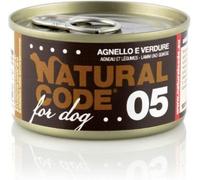 Natural code dog 05 agnello e verdure 90gr