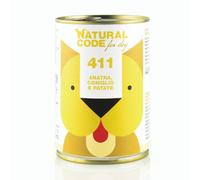 Natural Code Dog Adult 400gr - Anatra, Coniglio e Patate - Confezione da 6 pezzi - Cibo Umido per Cani - 1° ORDINE? scegli lo sconto BZR5 / BZR20 + 200 punti fedeltà