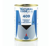 Natural Code Dog Adult 400gr - Cinghiale, Patate e Melograno - Confezione da 6 pezzi - Cibo Umido per Cani - 1° ORDINE? scegli lo sconto BZR5 / BZR20 + 200 punti fedeltà