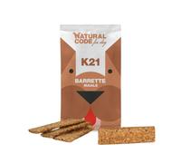 Natural code dog snack K21 barrette maiale 4x25gr