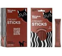 Natural Code Gatto Creamy Snack Tonno e Capasante 4x14g