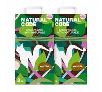 Natural code Lettiera Vegetale Agglom. Neutra 8Kg
