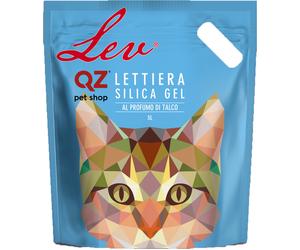 Natural Code LEV Lettiera per Gatti in Gel di Silicio Talco 5 Lt