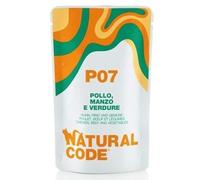 Natural Code Buste in Acqua di Cottura alimento complementare 70 gr: P07 - Pollo, Manzo e Verdure