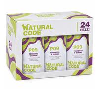 Natural Code P09 Alimento Umido per Gatti Tonnetto e Surimi 24 x 70 g Soft Jelly