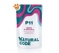 Natural Code P11 Cat Adult con Orata e Sogliola - Natural Code P11 Cat Adult con Orata e Sogliola - Bustina Da 70 Gr - CONFEZIONE RISPARMIO