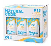 Natural Code P13 Alimento Umido per Gatti Tonno e Salmone 24 x 70 gr Soft Jelly