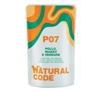 Natural Code Cat Pouches P07 Pollo Manzo e Verdure Bustina 70 g