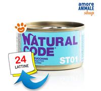 Natural Code ST01 Cat Adult Sterilizzato al Tonno e Zucchine Gatti da 85 gr