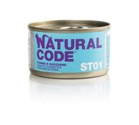 Natural Code ST01 Cat Adult Sterilizzato al Tonno e Zucchine - Natural Code ST01 Cat Adult Sterilizzato al Tonno e Zucchine - Lattina Da 85 Gr - CONFEZIONE RISPARMIO