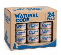 Natural Code Steril 01 Alimento Umido per Gatti Sterilizzati Vari Gusti 24 x 85g