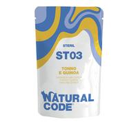 Natural Code ST03 Cat Adult Sterilizzato al Tonno e Quinoa - Natural Code ST03 Cat Adult Sterilizzato al Tonno e Quinoa - Bustina Da 70 Gr