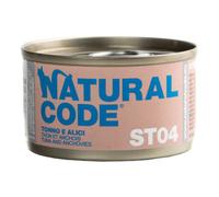 Natural code steril 04 tonno e alici umido gatto lattina 85 g