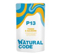 Natural code tonno e salmone umido gatto busta 70 g
