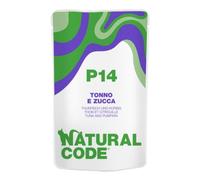 Natural Code P14 Cat Adult con Tonno e Zucca - Bustina Da 70 Gr - CONFEZIONE RISPARMIO