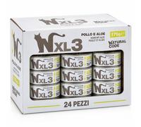 Natural Code XL1 Alimento Umido per Gatti Vari Gusti 24 scatolette x 170 grammi