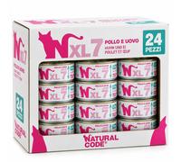 Natural Code XL1 Alimento Umido per Gatti Vari Gusti 24 scatolette x 170 grammi
