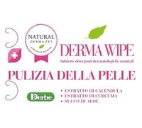 Natural derma pet salviette dermawipe 15 pezzi