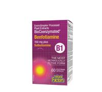 Natural Factors - Benfotiamina BioCoenzimata B1 più Sulbutiamina (60 Capsule)
