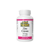 Natural Factors Citrato di Zinco 15 mg (90 Compresse)