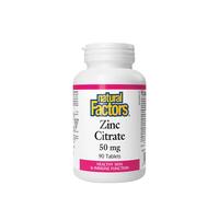 Natural Factors Citrato di Zinco 50 mg (90 Compresse)