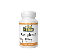 Natural Factors - Complesso di Vitamine B a Rilascio Prolungato (90 Compresse)