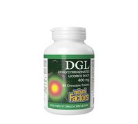Natural Factors DGL Deglycyrrhizinated Licorice Root 400 mg (90 Compresse da masticare)