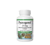 Natural Factors Estratto di Corteccia di Pino Pycnogenol 25 mg (60 Capsule)